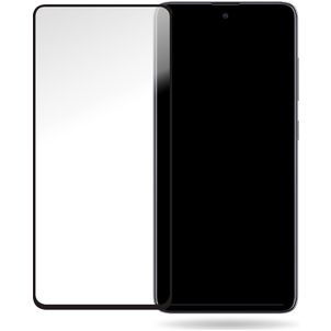 Mobilize Premium Samsung Galaxy A51 Panzerglas Gehärtetes Glas Displayschutz - Hüllenfreundlich - Schwarz