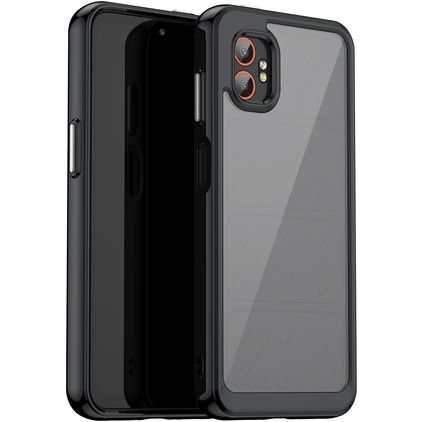 Mobigear Crystal Samsung Galaxy Xcover 7 Pro Hülle Hardcase Backcover - Schwarz