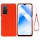 Mobigear Rubber Touch OPPO A54 Silikon Hülle Backcover - Rot