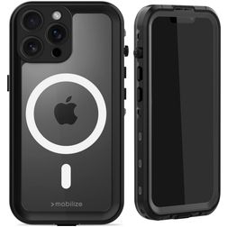 Mobilize Waterproof iPhone 16 Pro Max Wasserdicht MagSafe Hülle Hardcase Backcover - Schwarz