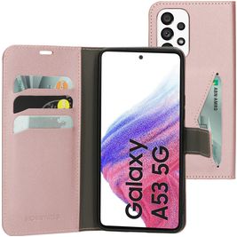 Mobiparts Classic Wallet Samsung Galaxy A53 Hülle Klapphülle Geldbörse - Pink