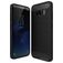 Mobigear Brushed Slim Samsung Galaxy S8 Hülle Flexibles TPU Backcover - Schwarz