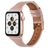 Mobigear Napoli Leder Apple Watch Armband Dornschließe - 49/46/45/44 mm - Pink