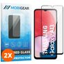 Mobigear Premium Samsung Galaxy A13 4G Panzerglas Gehärtetes Glas Displayschutz - Hüllenfreundlich - Schwarz (2er Pack)
