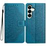 Mobigear Mandala Samsung Galaxy A17 Hülle Klapphülle Geldbörse - Blau