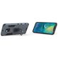 Mobigear Armor Ring Huawei Mate 20 Pro Hülle Hardcase Backcover Stoßfest mit Ringhalter - Marineblau