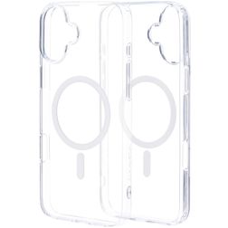 Mobiparts Hardcover Durchsichtig iPhone 16 Plus MagSafe Hülle Hardcase Backcover - Transparent