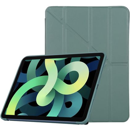 Mobigear Origami iPad Air 4 (2020) Hülle Klapphülle - Grün