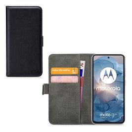 Mobilize Classic Gelly Wallet Motorola Moto G24 Hülle Klapphülle Geldbörse - Schwarz