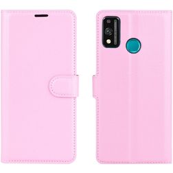 Mobigear Classic HONOR 9X Lite Hülle Klapphülle Geldbörse - Pink