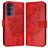 Mobigear Butterfly Samsung Galaxy A16 Hülle Klapphülle Geldbörse - Rot