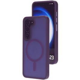Mobiparts Hardcover Samsung Galaxy S23 MagSafe Hülle Hardcase Backcover - Satin Purple