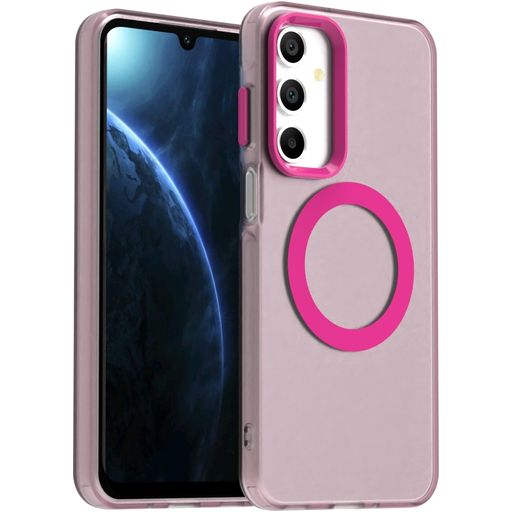 Mobigear Shockproof Samsung Galaxy A16 MagSafe Hülle Hardcase Backcover - Rot