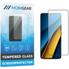 Mobigear Premium POCO X6 Panzerglas Gehärtetes Glas Displayschutz - Hüllenfreundlich - Schwarz