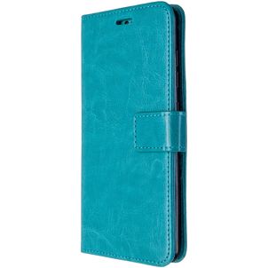 Mobigear Wallet Samsung Galaxy A51 Hülle Klapphülle Geldbörse - Türkis