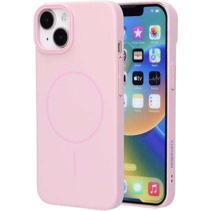 Mobiparts Slim Line iPhone 14 MagSafe Hülle Hardcase Backcover - Blush Pink