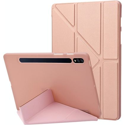 Mobigear Origami Samsung Galaxy Tab S9 Klapphülle - Roségold
