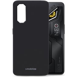 Mobilize Rubber Gelly Nubia Neo 3 Hülle Flexibles TPU Backcover - Schwarz