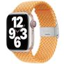 Mobigear Braided Nylon Apple Watch Armband Klappschließe - 49/46/45/44 mm - Gelb