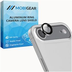 Mobigear Single Lens iPhone Air Panzerglas Kameralinsenschutz - Hüllenfreundlich - Schwarz