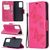 Mobigear Butterfly Samsung Galaxy A52 Hülle Klapphülle Geldbörse - Magenta