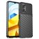 Mobigear Groove POCO M5 Hülle Flexibles TPU Backcover - Schwarz