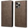 Mobigear Wallet iPhone 16 Pro Max Hülle Klapphülle Geldbörse - Braun
