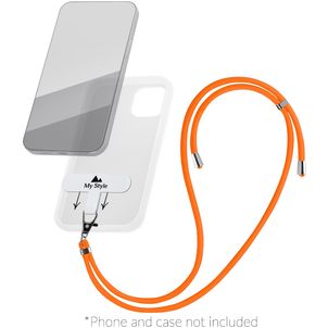 My Style Lanyard Universal-Handykette einstellbar - Orange
