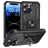 Mobigear Armor Ring iPhone 16 Pro Hülle Hardcase Backcover Stoßfest mit Ringhalter - Schwarz