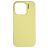 Nudient Base iPhone 16 Pro Max Silikon Hülle Backcover - Pale Yellow