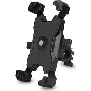 Mobigear PushHold Fahrradhalterung Lenkerhalterung Klemme Universal - Schwarz