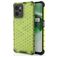 Mobigear Honeycomb Realme C35 Hülle Hardcase Backcover Stoßfest - Grün