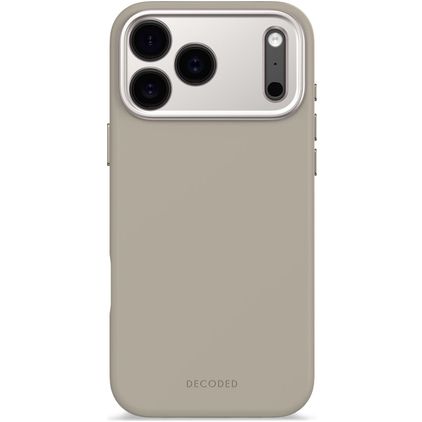 Decoded iPhone 17 Pro Max Silikon Hülle Backcover - Soft Taupe