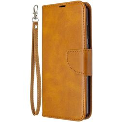 Mobigear Excellent Huawei Y6p Hülle Klapphülle Geldbörse - Cognac