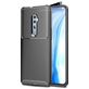 Mobigear Racing OPPO Reno2 Hülle Flexibles TPU Backcover - Schwarz