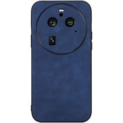 Mobigear Fabric OPPO Find X6 Pro Hülle Hardcase Backcover - Blau