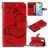 Mobigear Butterfly iPhone 12 Mini Hülle Klapphülle Geldbörse - Rot