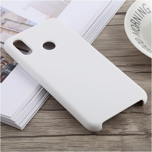 Mobigear Rubber Touch Huawei P20 Lite (2018) Silikon Hülle Backcover - Weiß