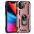Mobigear Armor Ring iPhone 13 Mini Hülle Hardcase Backcover Stoßfest mit Ringhalter - Roségold