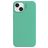 Nudient Base iPhone 14 Silikon Hülle Backcover - Mint Green
