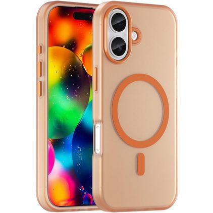 Mobigear Shockproof iPhone 17 MagSafe Hülle Hardcase Backcover - Orange