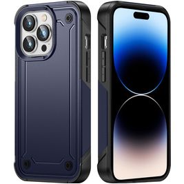 Mobigear Slim Armor iPhone 14 Pro Hülle Hardcase Backcover Stoßfest - Blau Mobigear Slim Armor iPhone 14 Pro Hülle Hardcase Backcover Stoßfest - Blau
