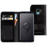 Mobiparts Excellent Wallet 2.0 Samsung Galaxy S9 Hülle Echtes Leder Klapphülle Geldbörse - Jade Black