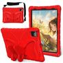 Mobigear Butterfly iPad Air 11 Zoll (2025) Hülle EVA Schaum Backcover + Schulterträger + Ständer - Rot