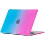 Mobigear Rainbow Matte MacBook Air 15 Zoll (2023-2026) Hardcase Hülle MacBook Case - Blau / Pink - Model A2941 / A3114 / A3241 / A3448