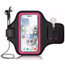 Mobigear Go Active Handyhalterung Joggen Huawei P40 Lite 5G Sporthülle Neopren Sportarmband - Pink