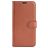 Mobigear Classic Samsung Galaxy M22 Hülle Klapphülle Geldbörse - Braun