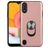 Mobigear Armor Ring Samsung Galaxy A01 Hülle Hardcase Backcover Stoßfest mit Ringhalter - Roségold