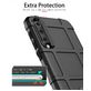 Mobigear Rugged Shield Xiaomi Mi 9 SE Hülle Flexibles TPU Backcover Stoßfest - Braun