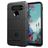 Mobigear Rugged Shield LG K51s Hülle Flexibles TPU Backcover Stoßfest - Schwarz